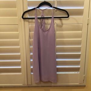 TOBI Lavender cage back very mini dress.